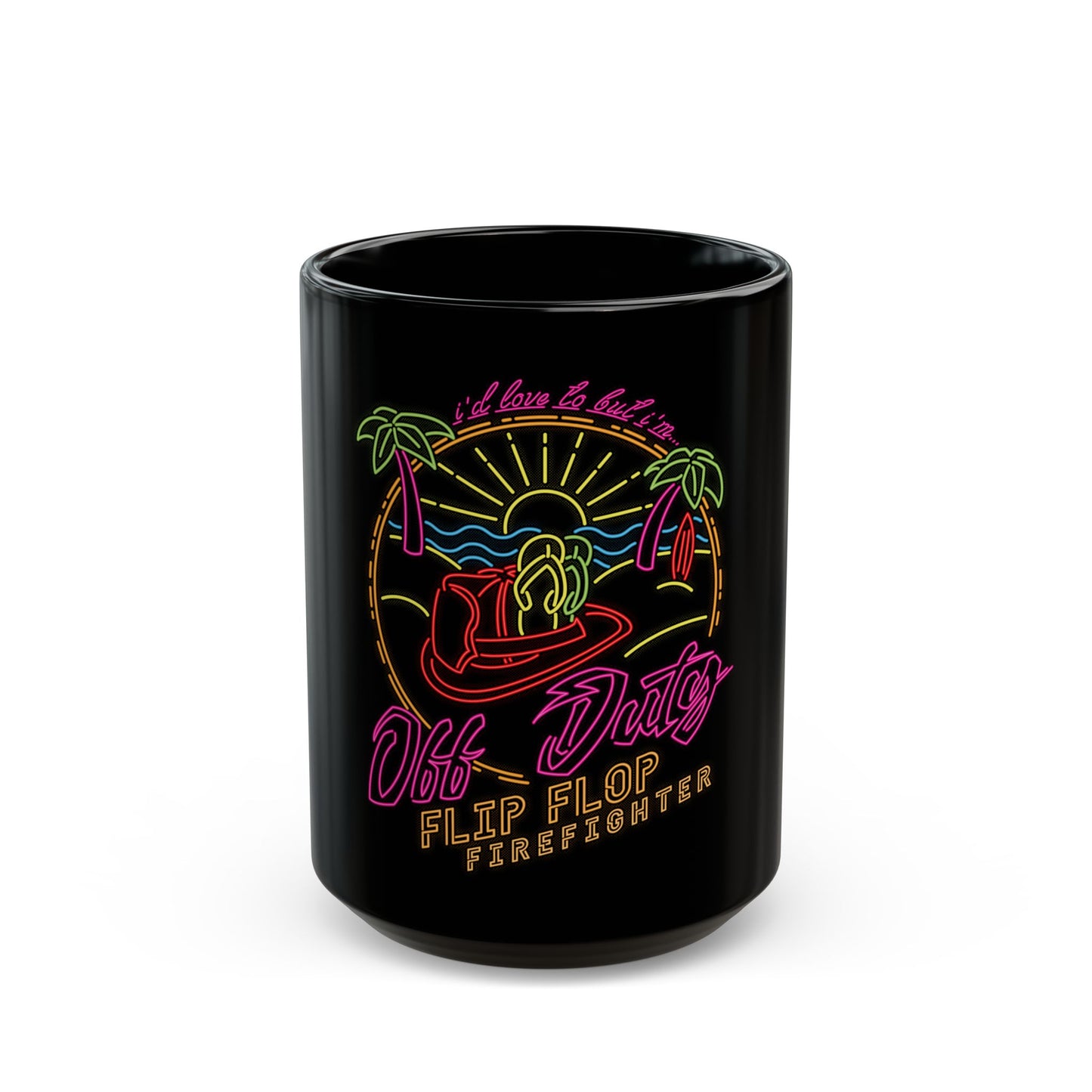 Off Duty Neon Colors Mug