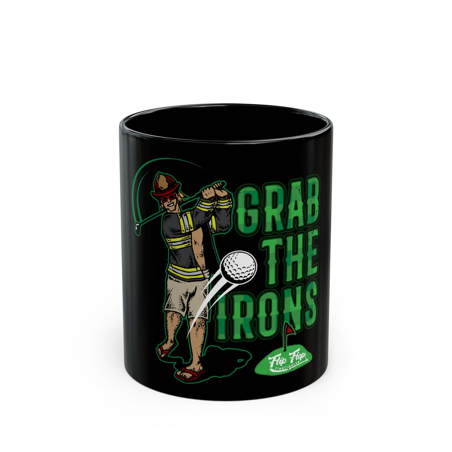 Grab The Irons Coffee Mug (Black)