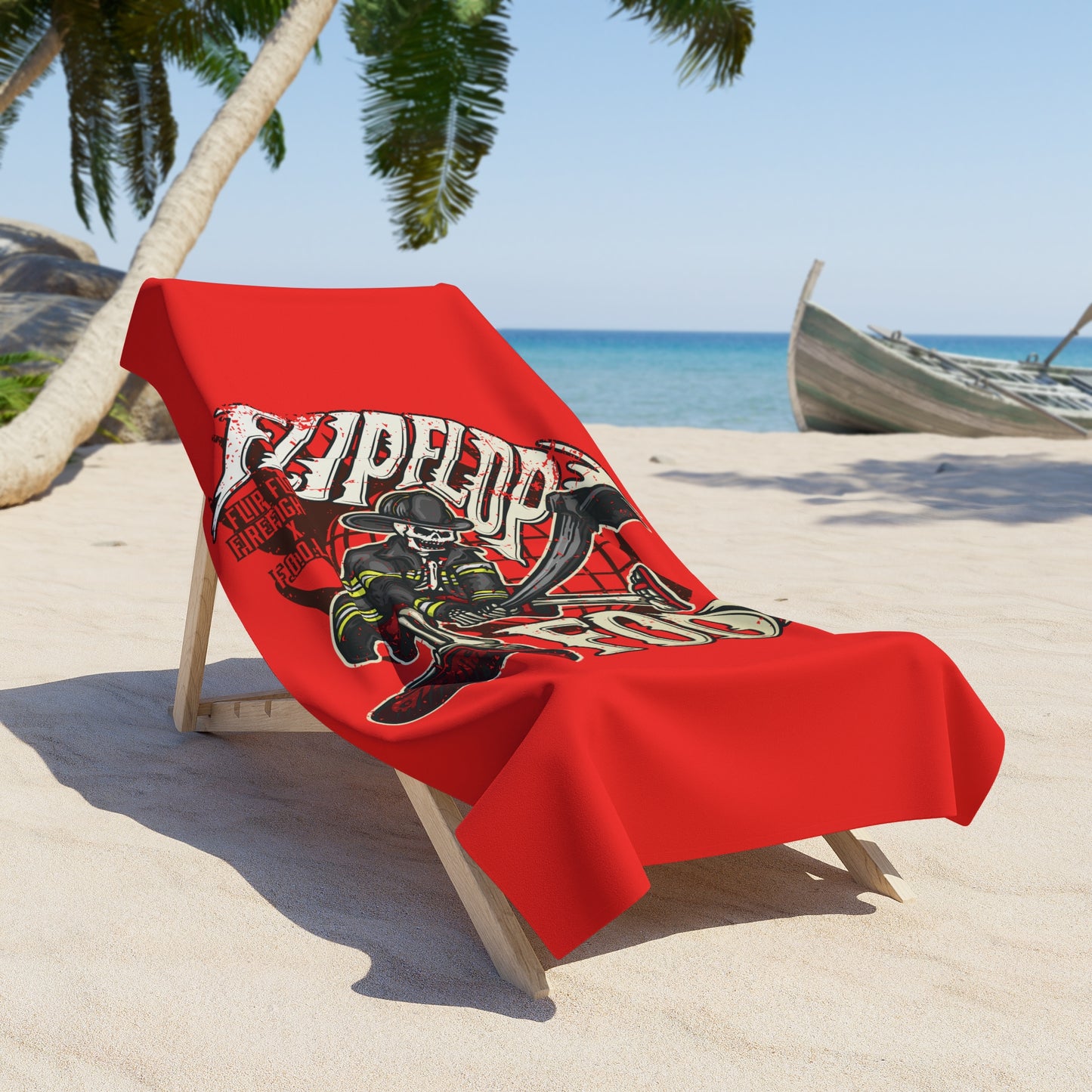 Flip Flop Foolin Beach Towel