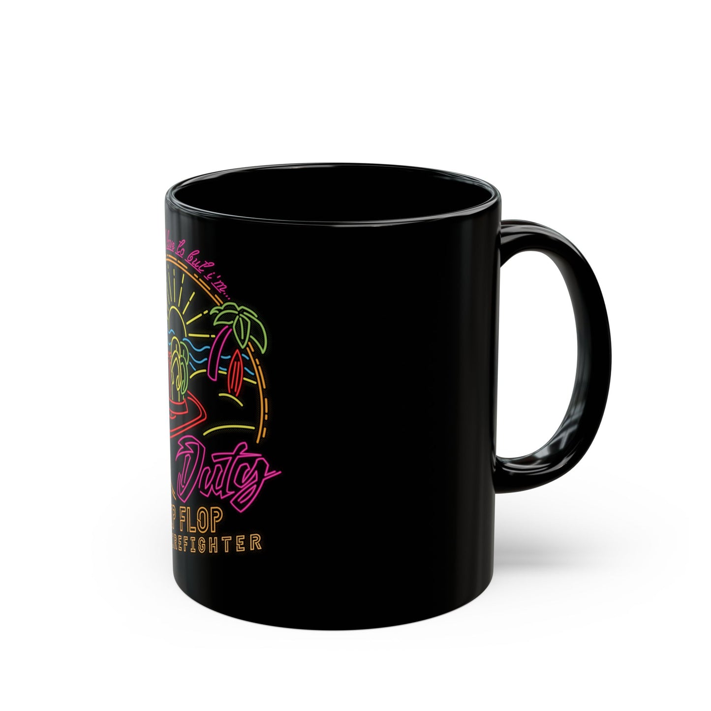 Off Duty Neon Colors Mug
