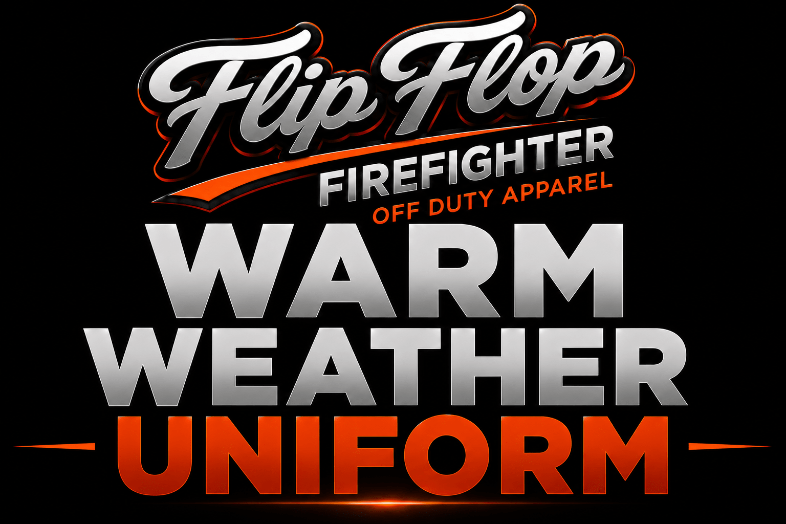 Warm Weather Uniform - Flip Flop Firefighter