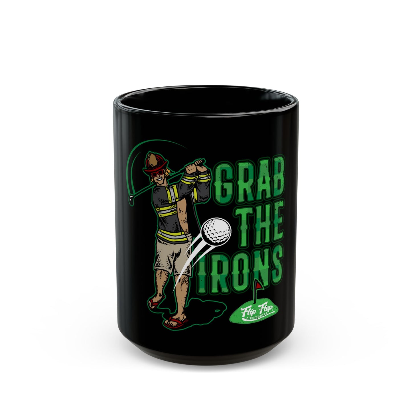 Grab The Irons Coffee Mug (Black)