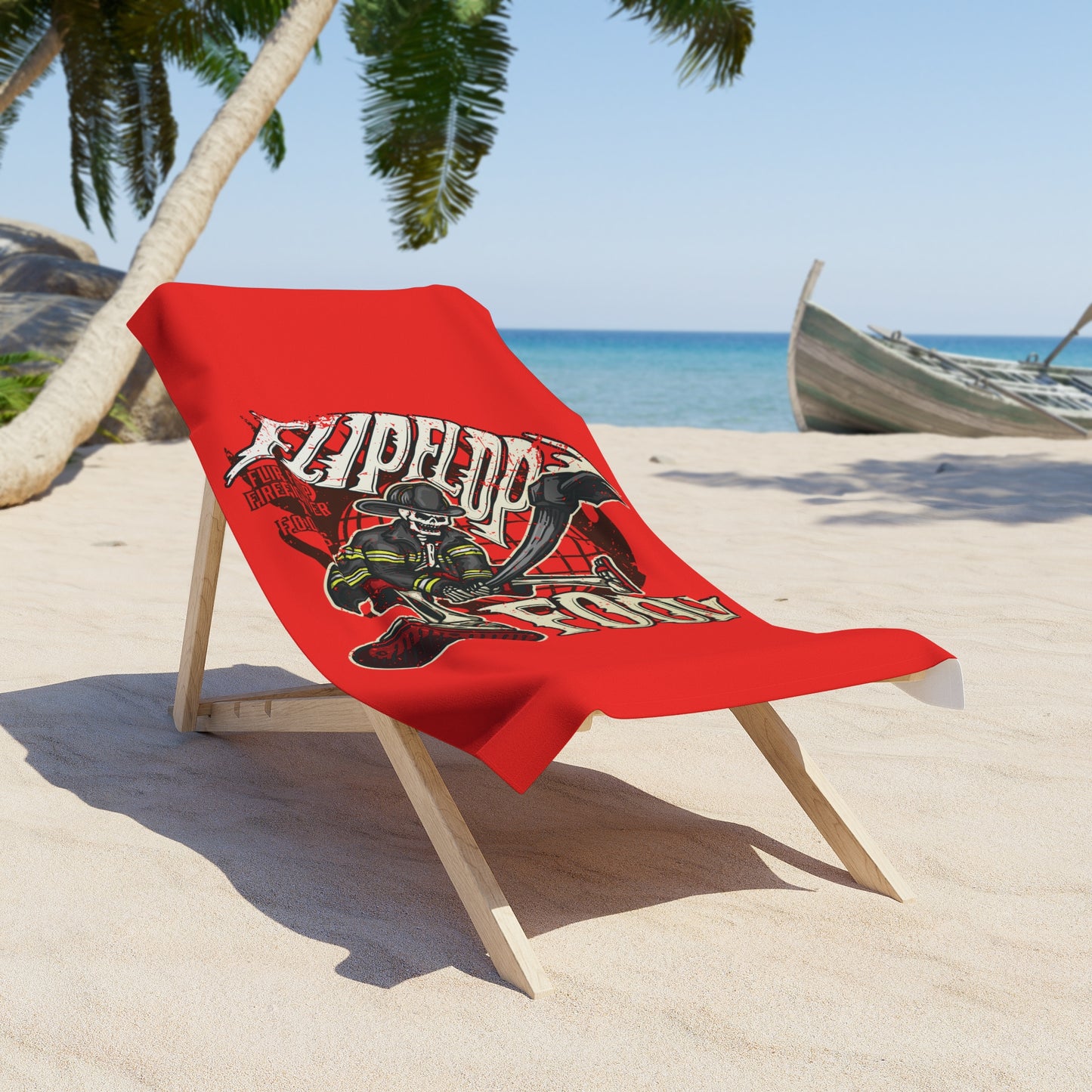 Flip Flop Foolin Beach Towel