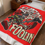 Flip Flop Foolin Plush Blanket - Flip Flop Firefighter