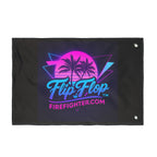 Miami Retro Firefighter Flag - Flip Flop Firefighter