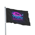 Miami Retro Firefighter Flag - Flip Flop Firefighter