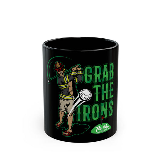 Grab The Irons Coffee Mug (Black)