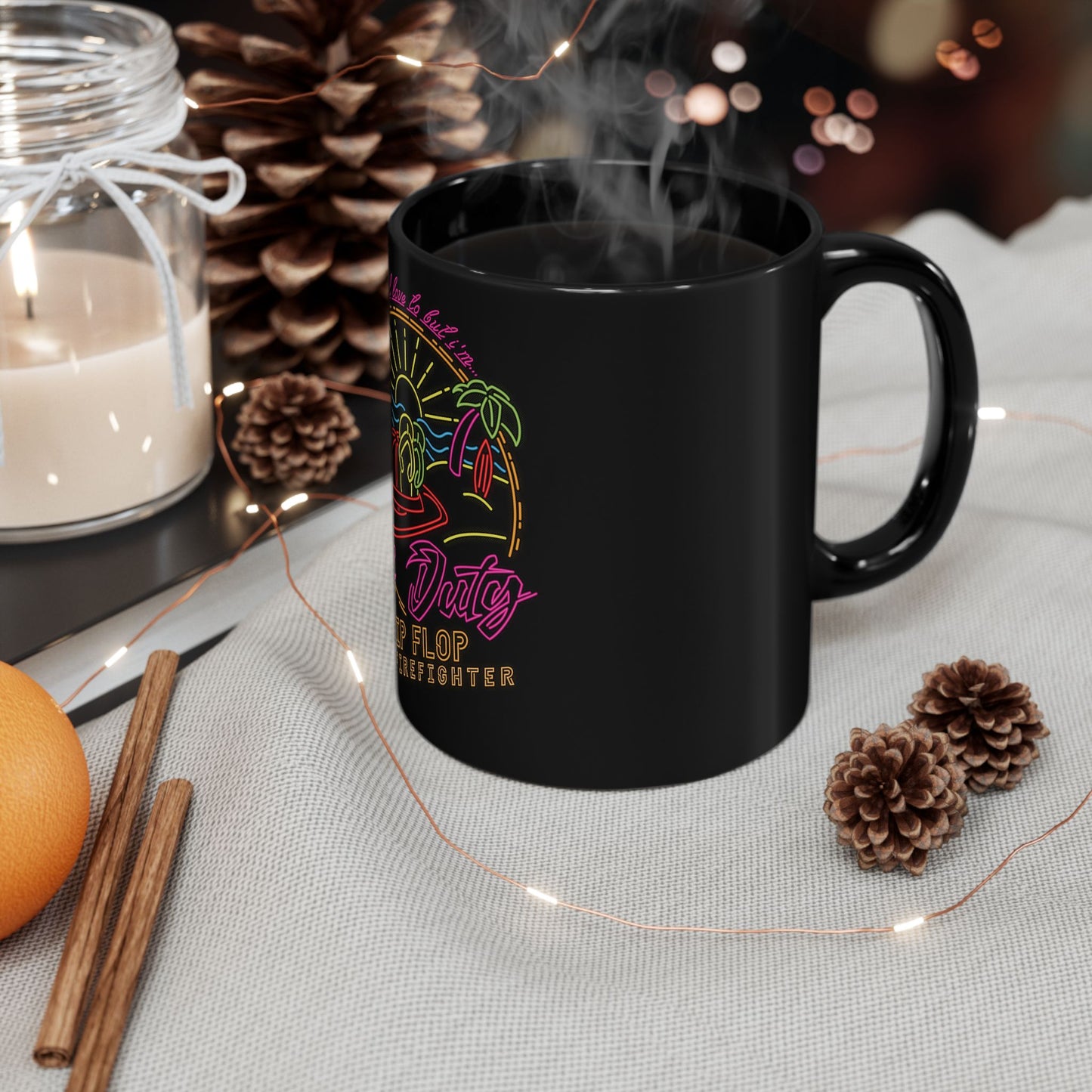 Off Duty Neon Colors Mug