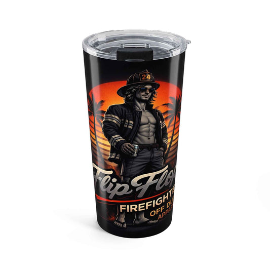 Firefighter Beach Vibes 20oz Tumbler