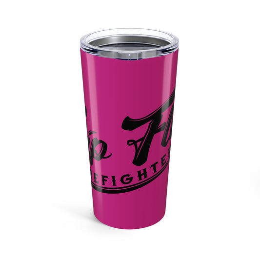 Flip Flop Firefighter Original Logo Tumbler (Pink 20oz)