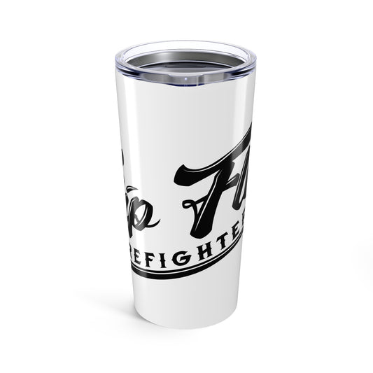 Flip Flop Firefighter Original Logo Tumbler (White 20oz)