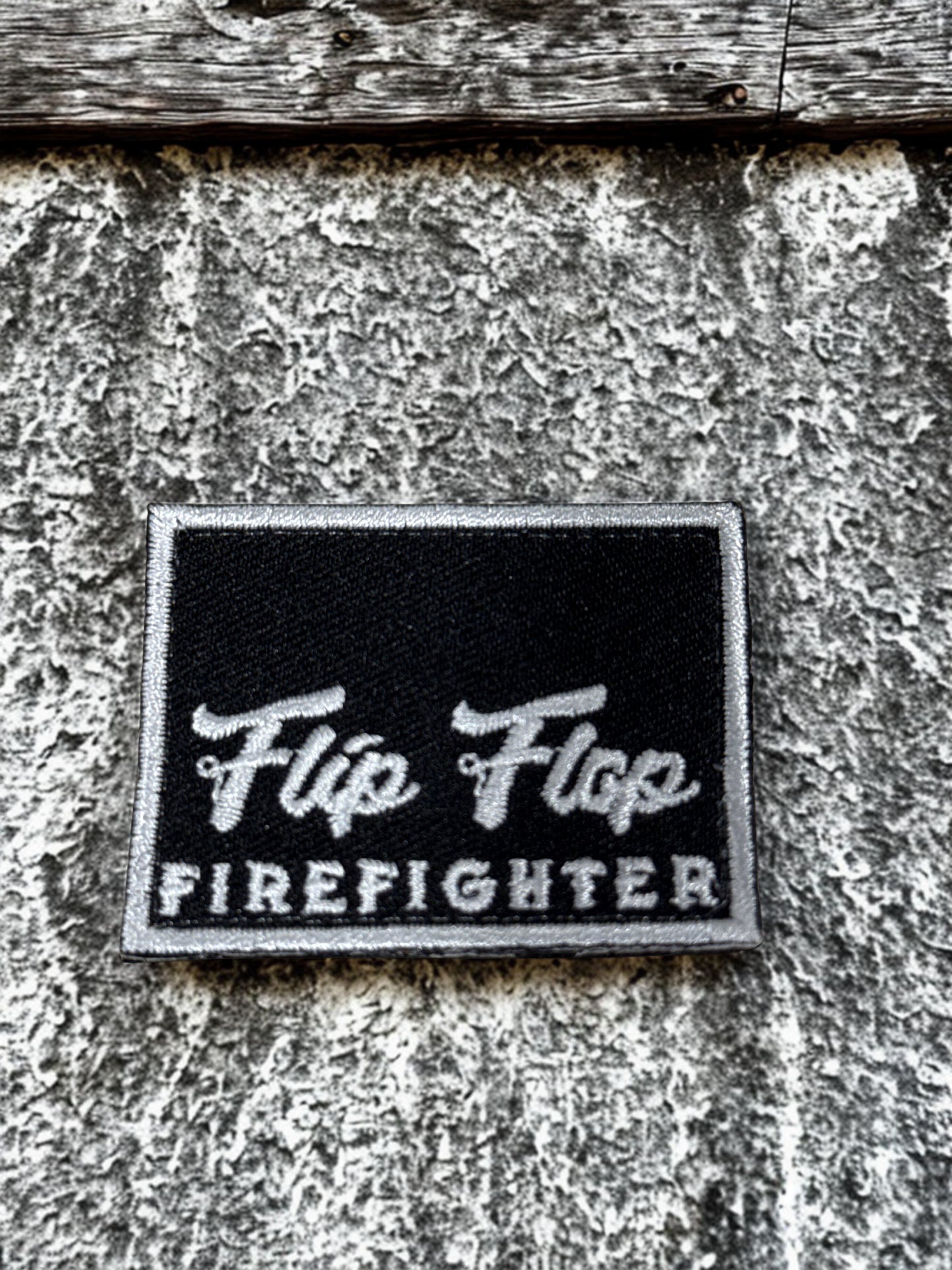 2" Flip Flop Firefighter Velcro Patch