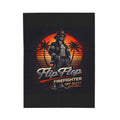 Flip Flop Firefighter Beach Sunset Velveteen Plush Blanket - Flip Flop Firefighter