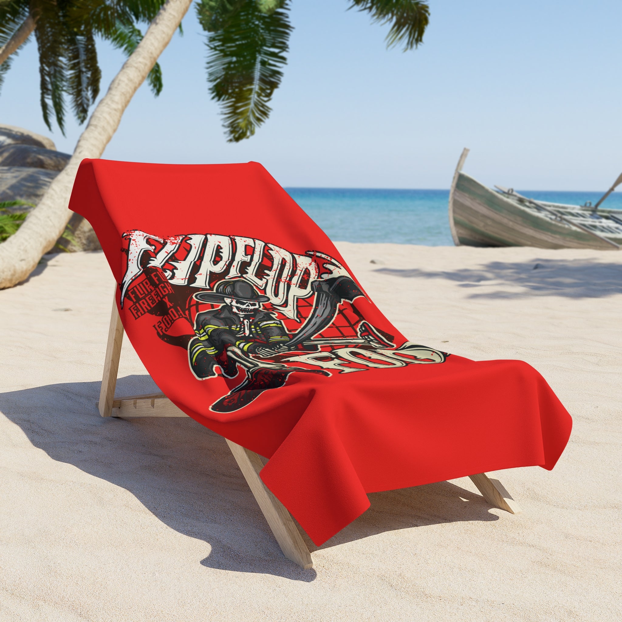 Flip Flop Foolin Beach Towel