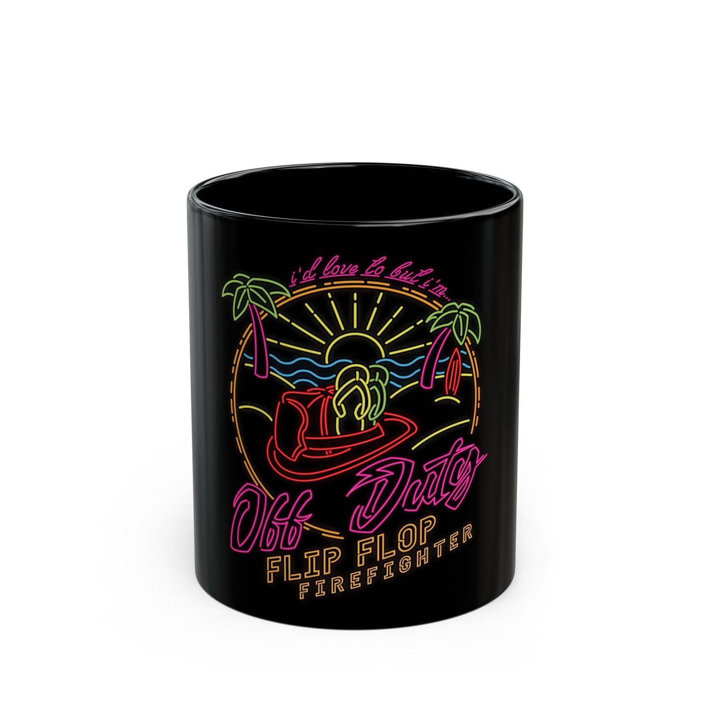 Off Duty Neon Colors Mug