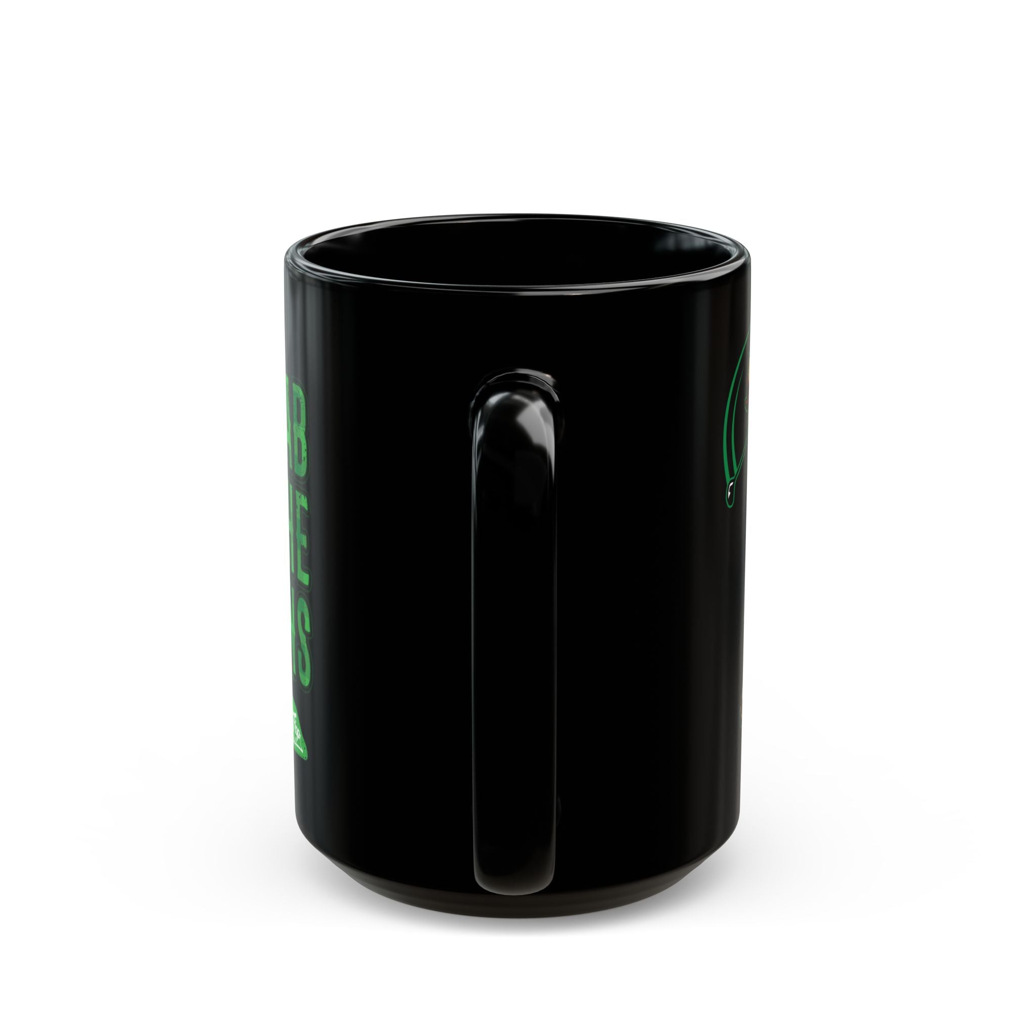 Grab The Irons Coffee Mug (Black 11/15oz)