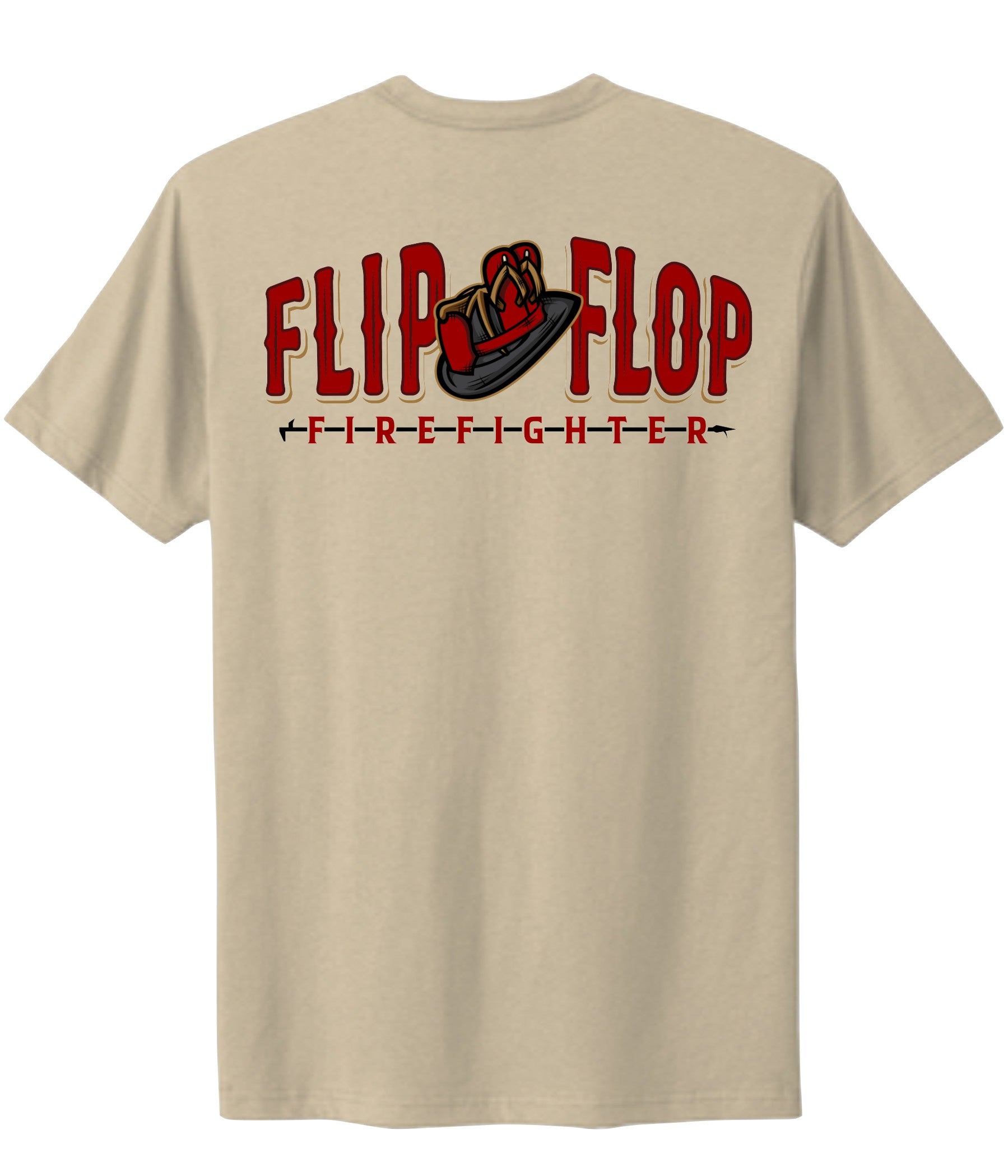 Helmet Flip Flop Firefighter Short Sleeve - Flip Flop Firefighter