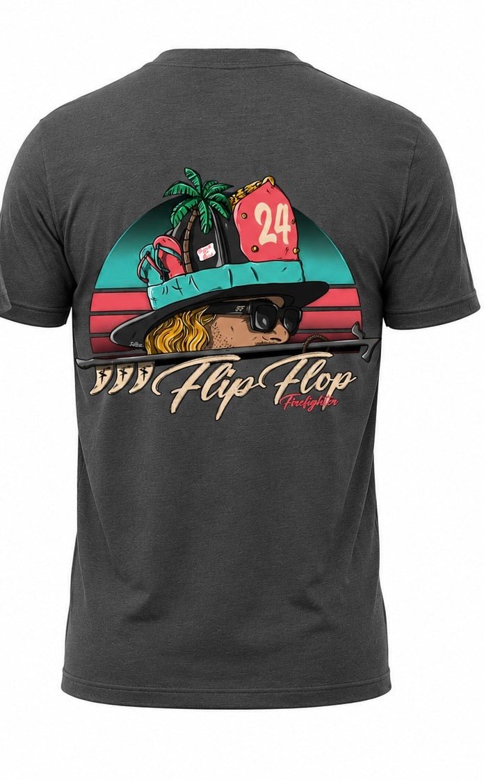 Surfside Truck Co. T-shirt - Flip Flop Firefighter