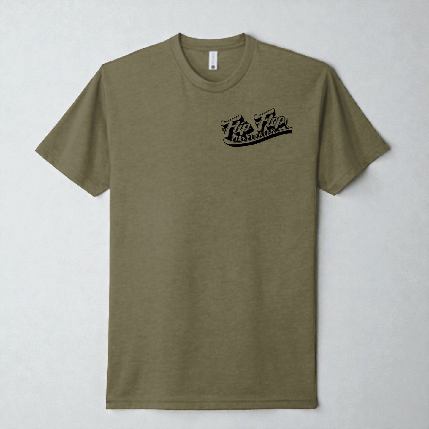 Surfer Flip Flop Firefighter Short Sleeve