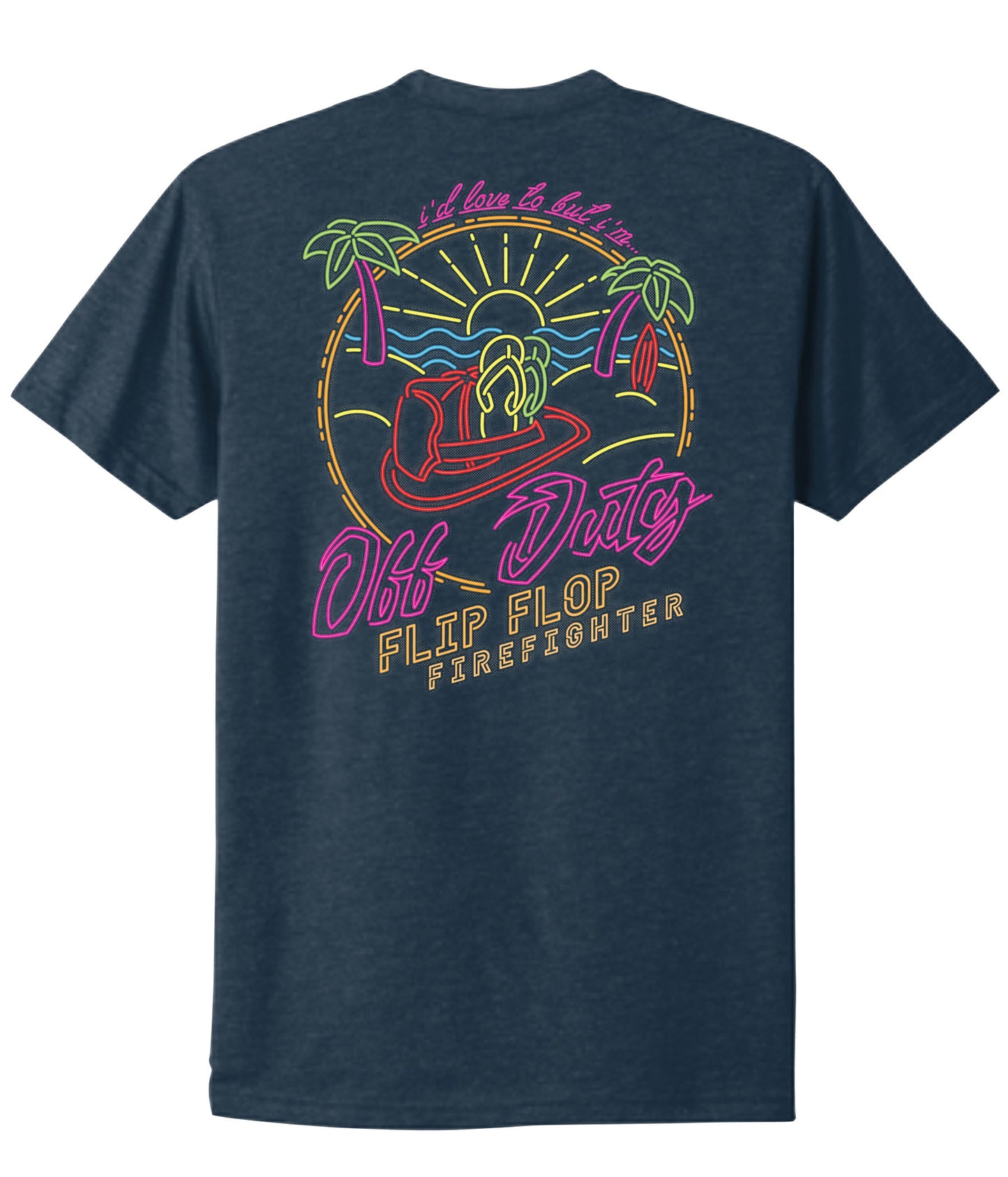 Off Duty Neon Sign Short Sleeve