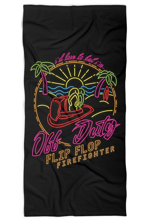 Off Duty Beach Towel