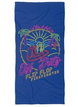 Off Duty Beach Towel