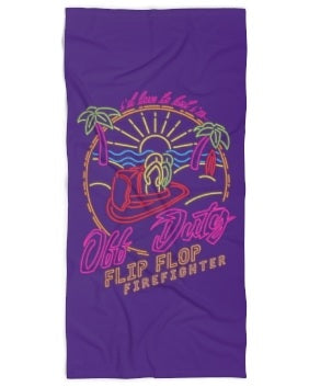 Off Duty Beach Towel