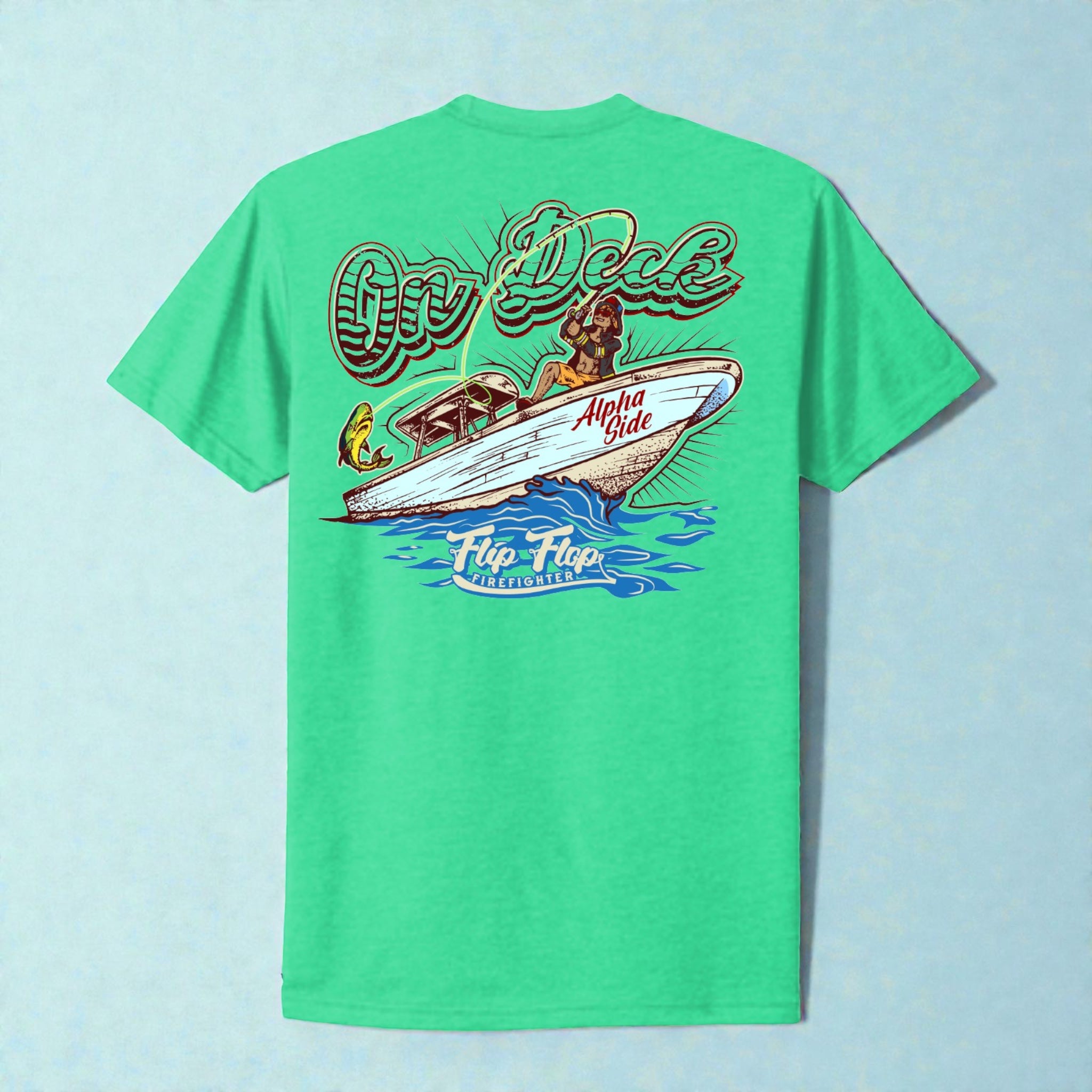On Deck Alpha Side Short Sleeve - Flip Flop Firefighter