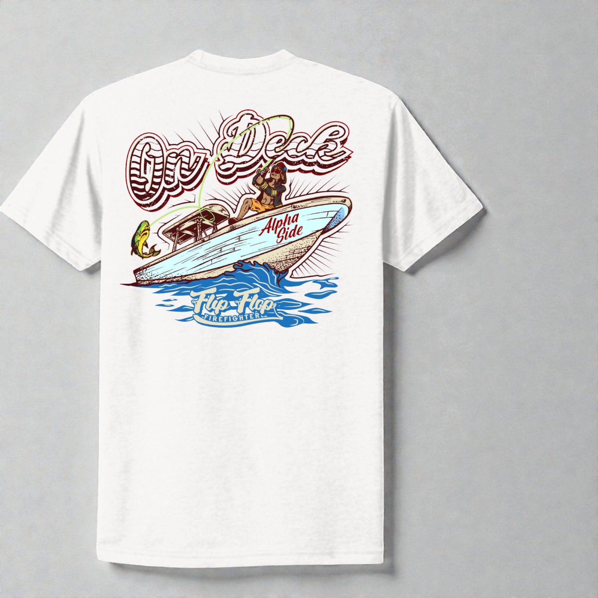 On Deck Alpha Side Short Sleeve - Flip Flop Firefighter