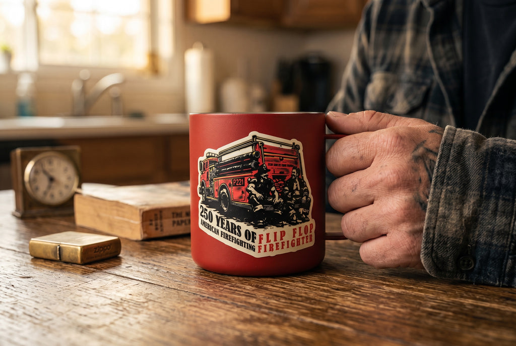American Firefighting Anniversary Sticker