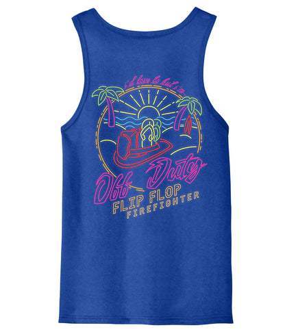 Off Duty Neon Sign Tank Top