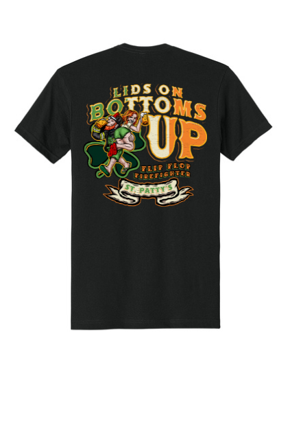Lids On Bottoms Up (St Paddy's) T-shirt
