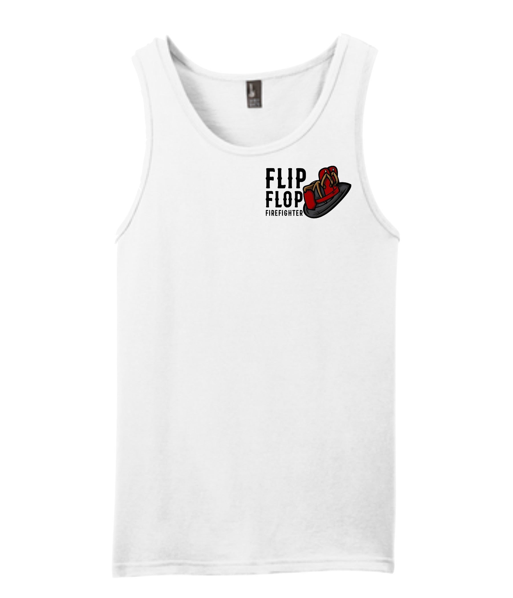 Helmet Flip Flop Firefighter Tank Top - Flip Flop Firefighter