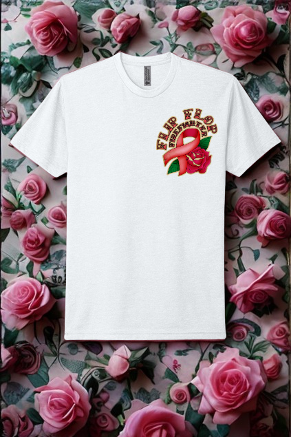 Flip Flop FF Breast Cancer T-shirt