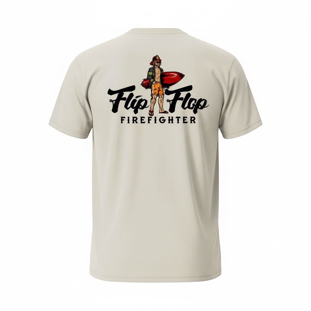 Surfer Flip Flop Firefighter Short Sleeve - Flip Flop Firefighter