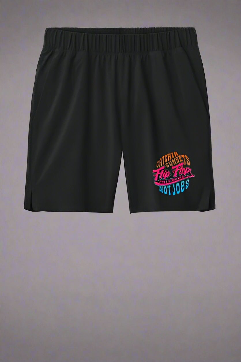 Flip Flop Firefighter Graphic Athletic Shorts - Flip Flop Firefighter