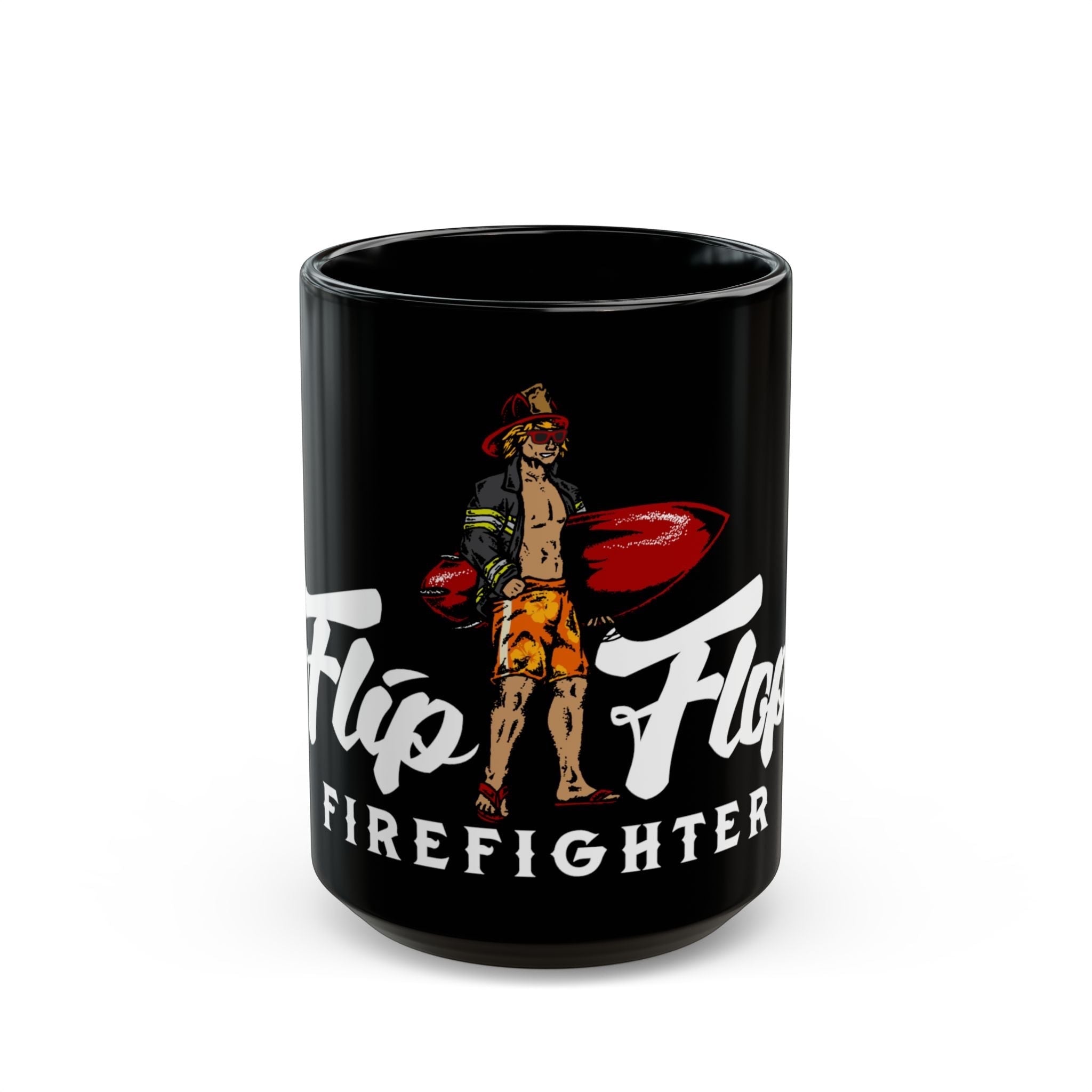 Flip Flop Firefighter Ceramic Coffee Mug - Flip Flop Firefighter
