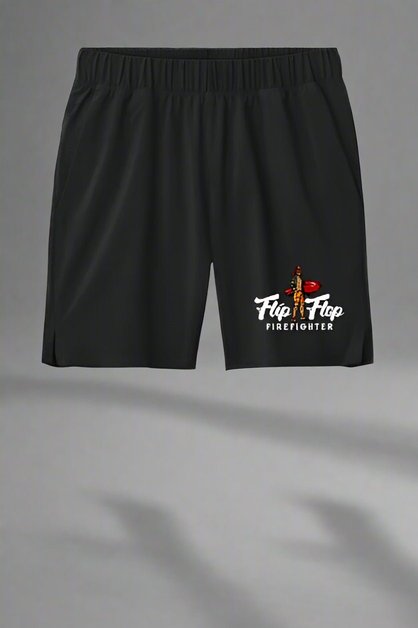Surfer Flip Flop Gym Shorts - Flip Flop Firefighter