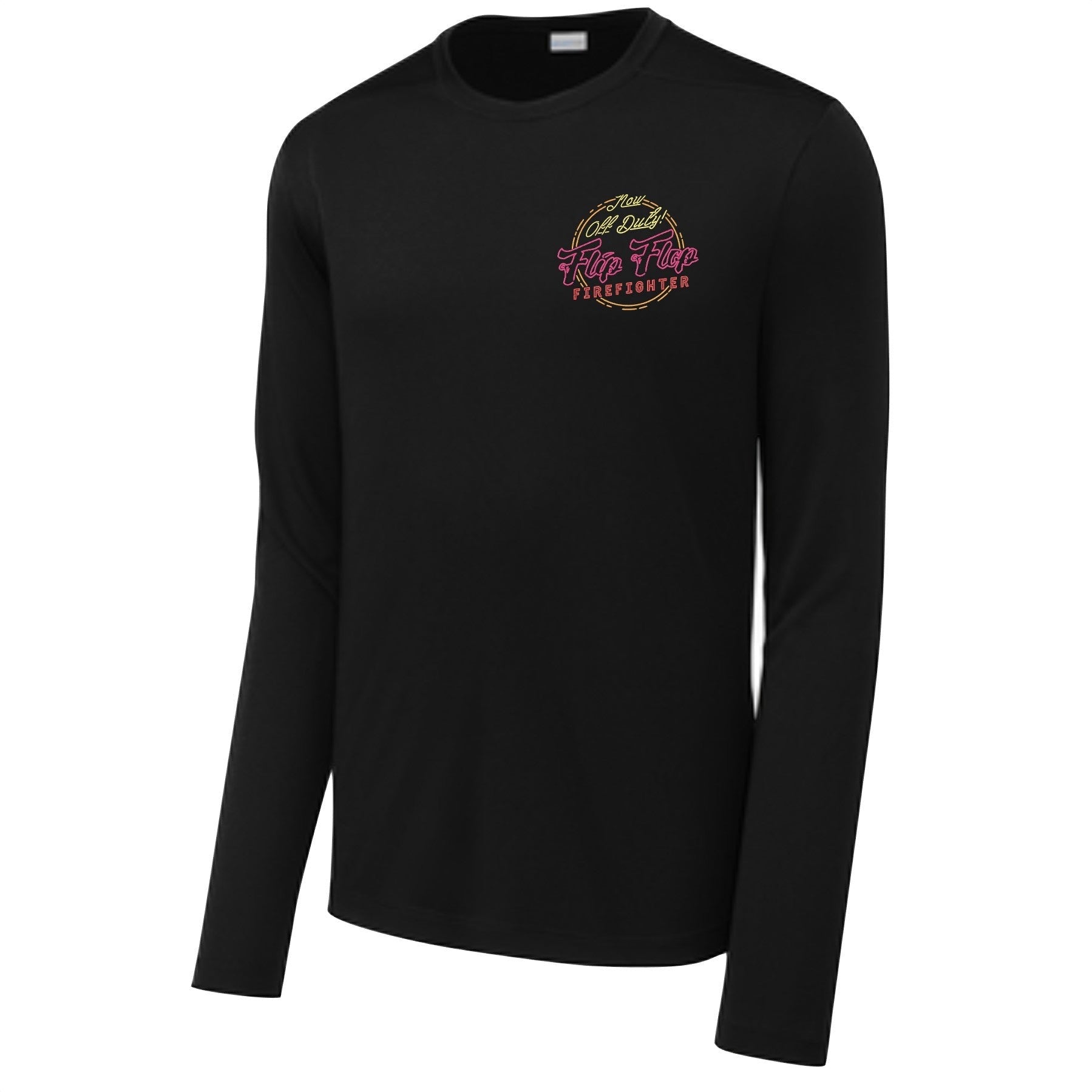 Flip Flop Firefighter Long Sleeve Performance Shirt - Flip Flop Firefighter