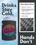 Flip Flop Firefighter Insulated Beverage Can Cooler Sleeve - Flip Flop Firefighter