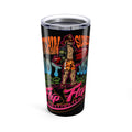 Catchin Sunsets Tumbler (Black 20oz) - Flip Flop Firefighter