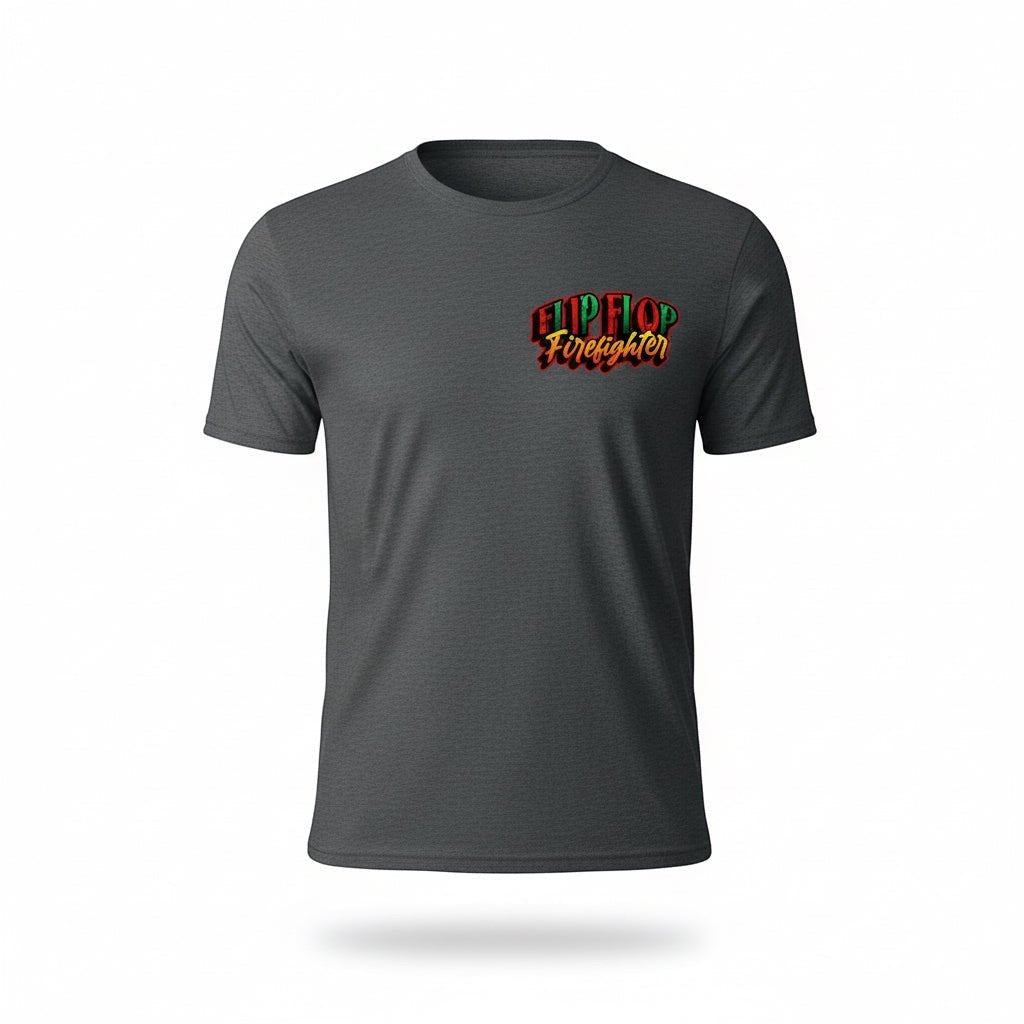 Jingle bell Backdraft T-shirt - Flip Flop Firefighter