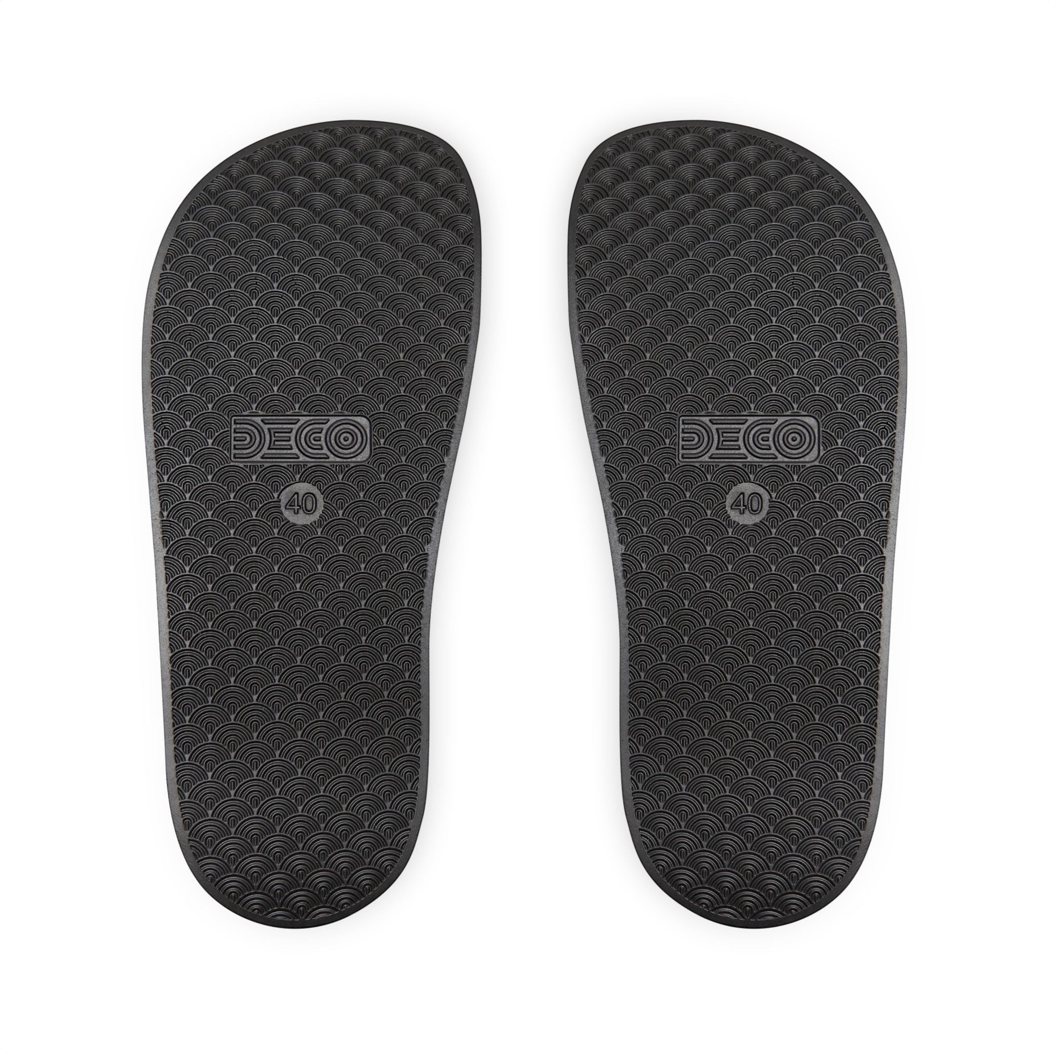 Deco Slides (Pink Graphic) - Flip Flop Firefighter
