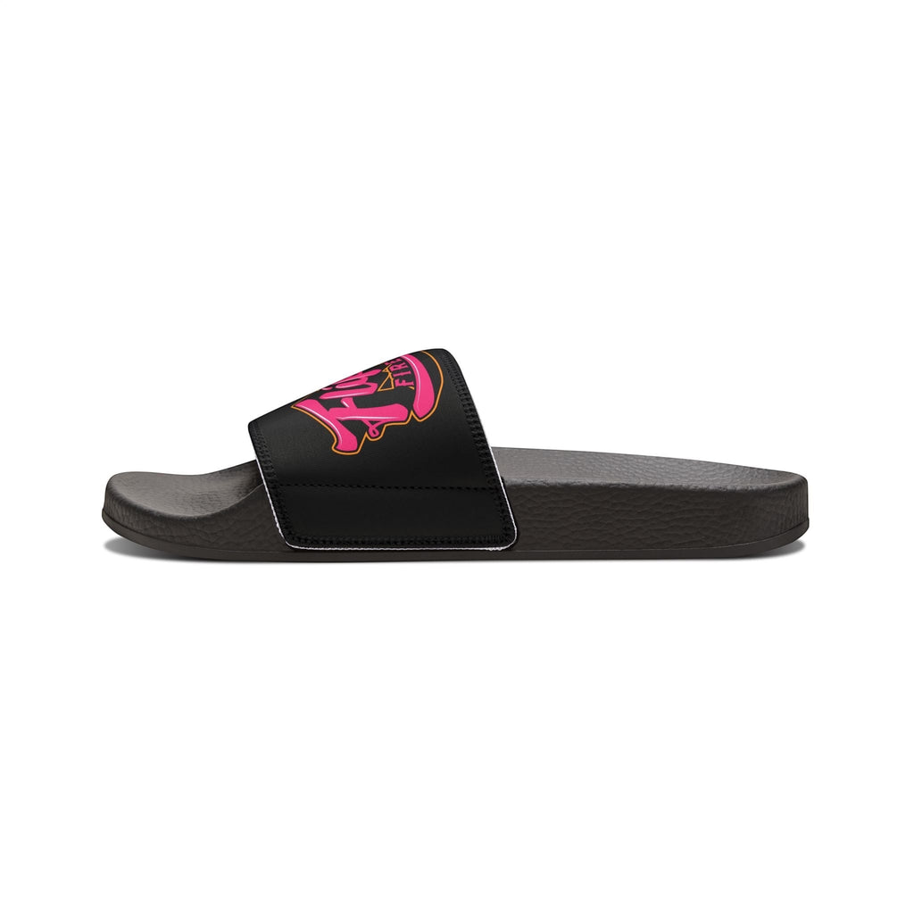 Deco Slides (Pink Graphic) - Flip Flop Firefighter
