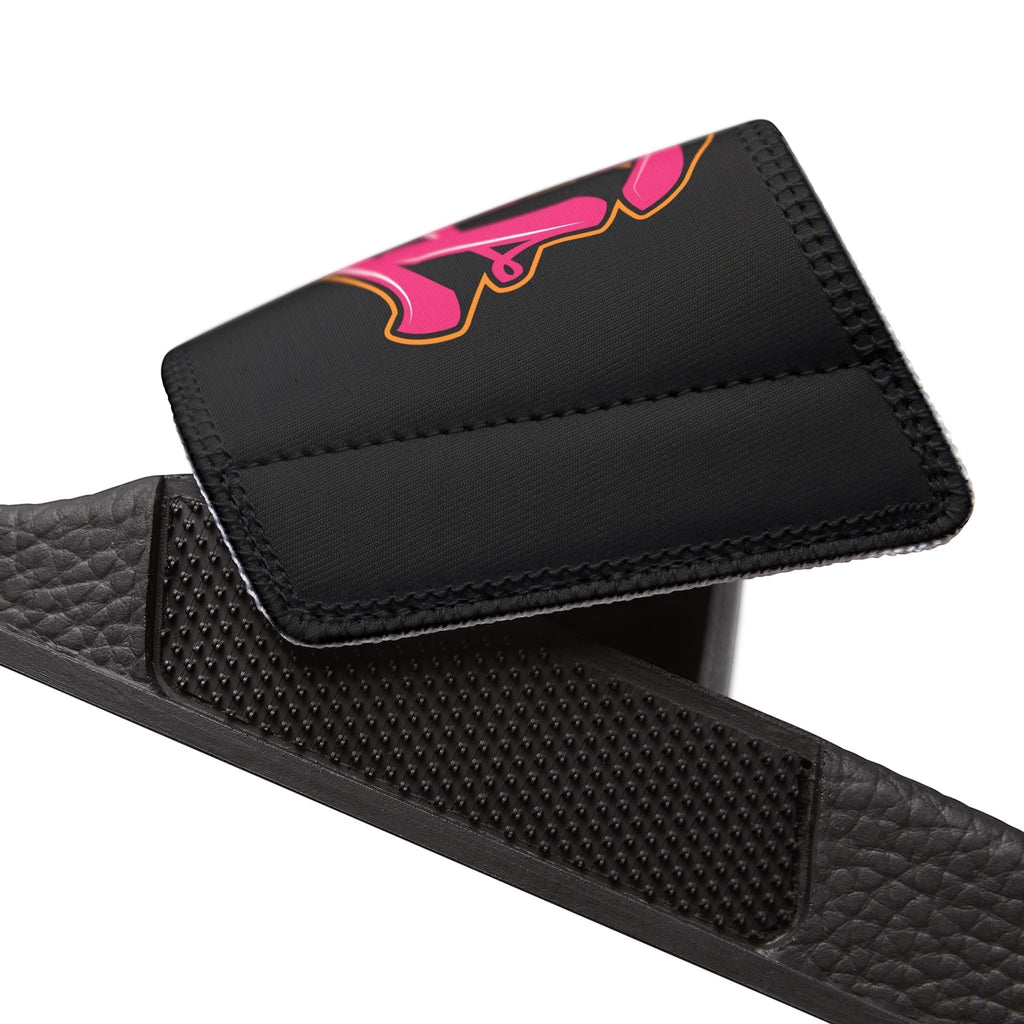 Deco Slides (Pink Graphic) - Flip Flop Firefighter