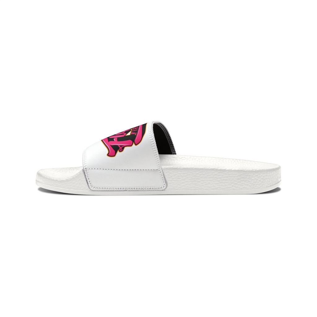 Deco Slides (Pink Graphic) - Flip Flop Firefighter