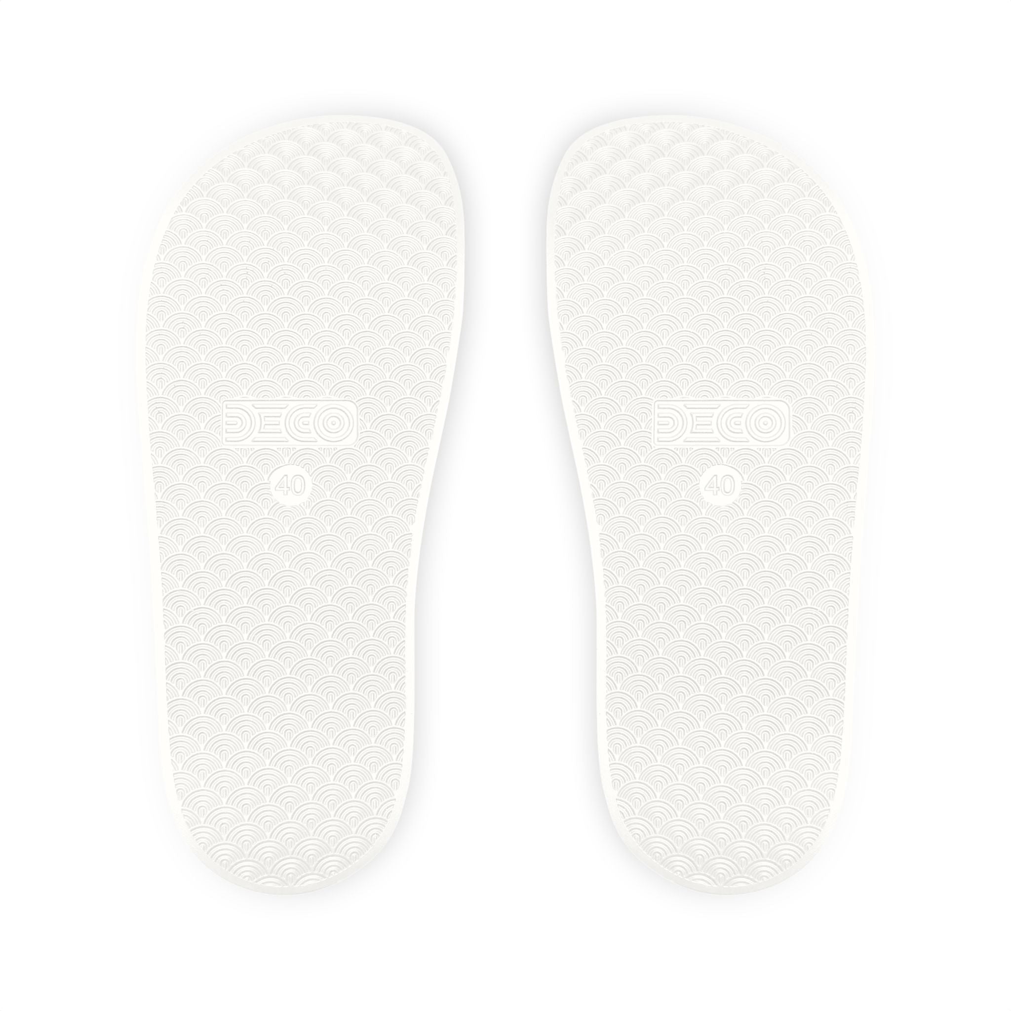 Deco Slides (Pink Graphic) - Flip Flop Firefighter