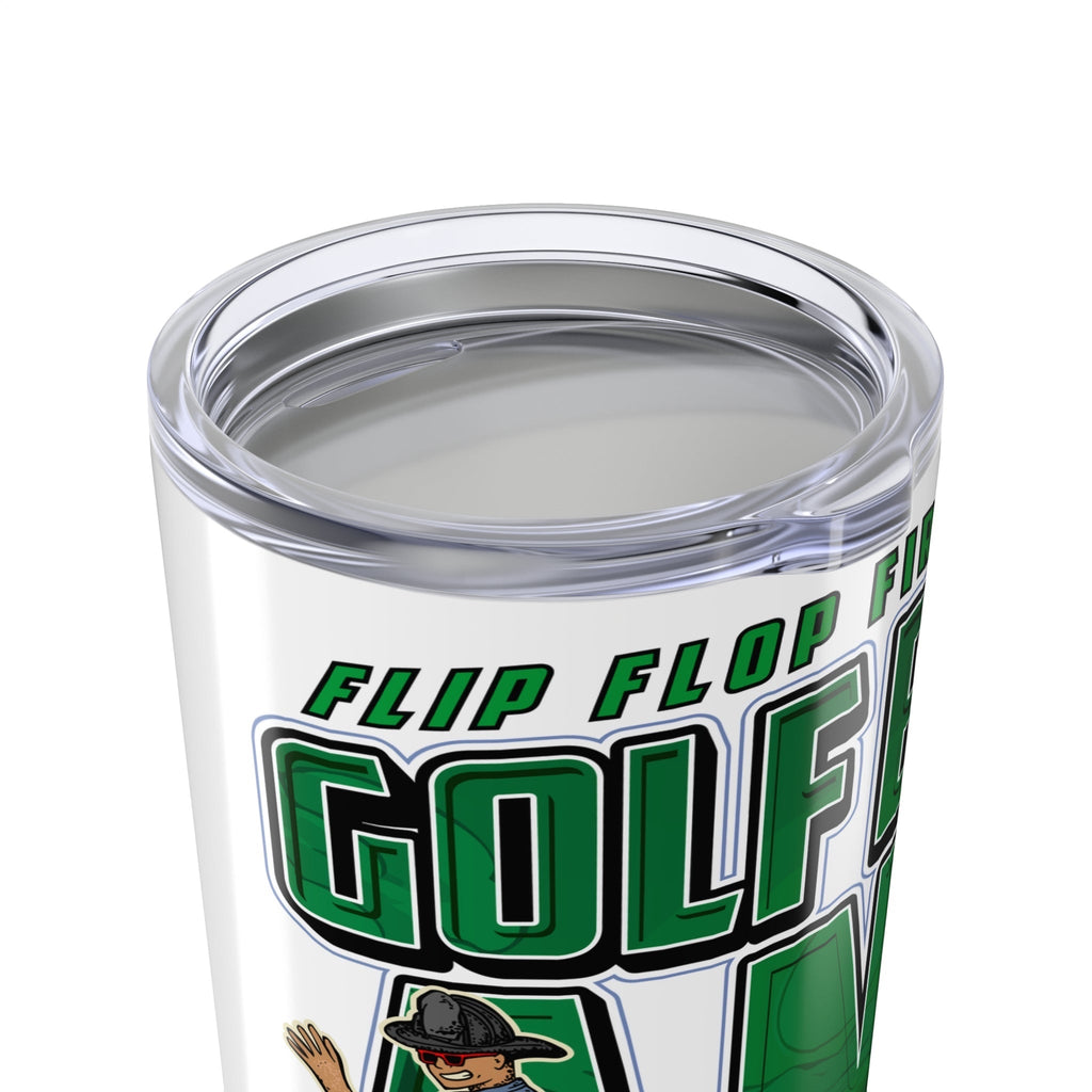 Golf Bags & Body Drags Tumbler (20oz) - Flip Flop Firefighter