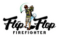4” Flip Flop Firefighter Golfer Sticker - Flip Flop Firefighter