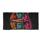 Catchin’ Sunsets Not Jobs- Graphic Beach Towel - Flip Flop Firefighter